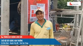 Công trình sử dụng Xi măng Long Sơn tại Sóc Trăng 10.10.2022