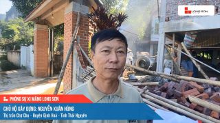 Công trình sử dụng Xi măng Long Sơn tại Thái Nguyên 11.10.2022