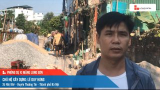 Công trình sử dụng Xi măng Long Sơn tại Hà Nội 16.10.2022