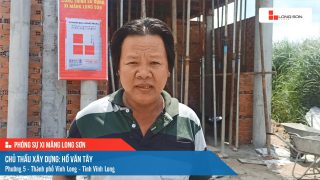 Công trình sử dụng Xi măng Long Sơn tại Vĩnh Long 17.10.2022