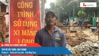 Công trình sử dụng Xi măng Long Sơn tại Đồng Tháp 20.10.2022