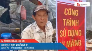 Công trình sử dụng Xi măng Long Sơn tại Khánh Hòa 02.10.2022