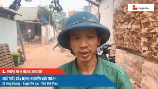 Công trình sử dụng Xi măng Long Sơn tại Vĩnh Phúc 20.10.2022