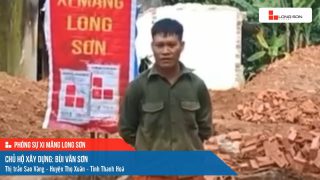 Công trình sử dụng Xi măng Long Sơn tại Thanh Hóa 16.10.2022