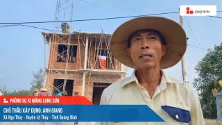 Công trình sử dụng Xi măng Long Sơn tại Quảng Bình 24.10.2022