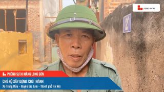 Công trình sử dụng Xi măng Long Sơn tại Hà Nội 07.11.2022