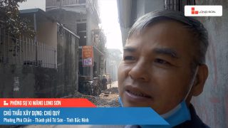 Công trình sử dụng Xi măng Long Sơn tại Bắc Ninh 08.11.2022