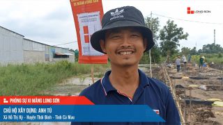 Công trình sử dụng Xi măng Long Sơn tại Cà Mau 08.11.2022