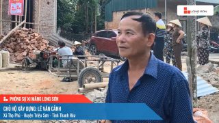 Công trình sử dụng Xi măng Long Sơn tại Thanh Hóa 08.11.2022