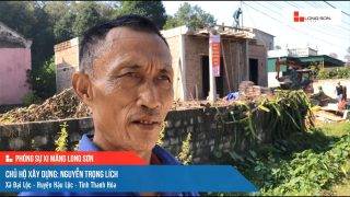 Công trình sử dụng Xi măng Long Sơn tại Thanh Hóa 09.11.2022