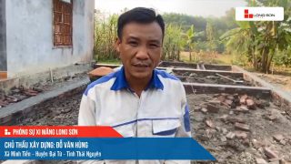 Công trình sử dụng Xi măng Long Sơn tại Thái Nguyên 09.11.2022