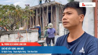 Công trình sử dụng Xi măng Long Sơn tại Nam Định 13.11.2022