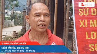 Công trình sử dụng Xi măng Long Sơn tại Hà Giang 14.11.2022