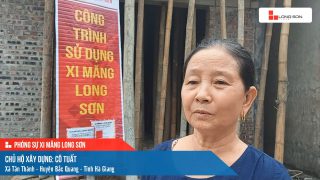 Công trình sử dụng Xi măng Long Sơn tại Hà Giang 15.11.2022