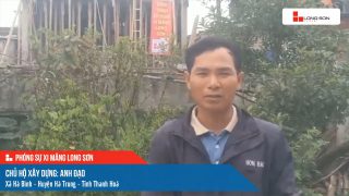 Công trình sử dụng Xi măng Long Sơn tại Thanh Hóa 18.11.2022