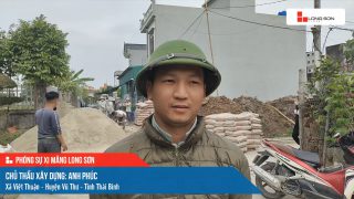 Công trình sử dụng Xi măng Long Sơn tại Thái Bình 03.12.2022