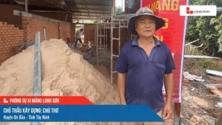 Công trình sử dụng Xi măng Long Sơn tại Tây Ninh 09.12.2022