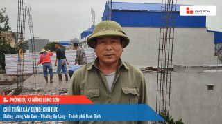 Công trình sử dụng Xi măng Long Sơn tại Nam Định 11.12.2022