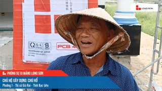 Công trình sử dụng Xi măng Long Sơn tại Bạc Liêu 15.12.2022