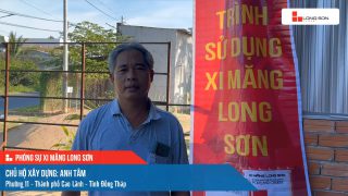 Công trình sử dụng Xi măng Long Sơn tại Đồng Tháp 19.12.2022