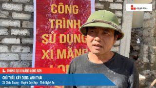 Công trình sử dụng Xi măng Long Sơn tại Nghệ An 19.12.2022