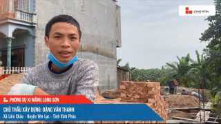 Công trình sử dụng Xi măng Long Sơn tại Vĩnh Phúc 07.01.2023