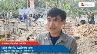 Công trình sử dụng Xi măng Long Sơn tại Thanh Hóa 13.02.2023