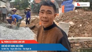 Công trình sử dụng Xi măng Long Sơn tại Nghệ An 17.02.2023