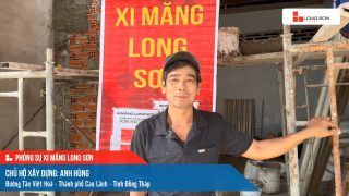 Công trình sử dụng Xi măng Long Sơn tại Đồng Tháp 18.02.2023