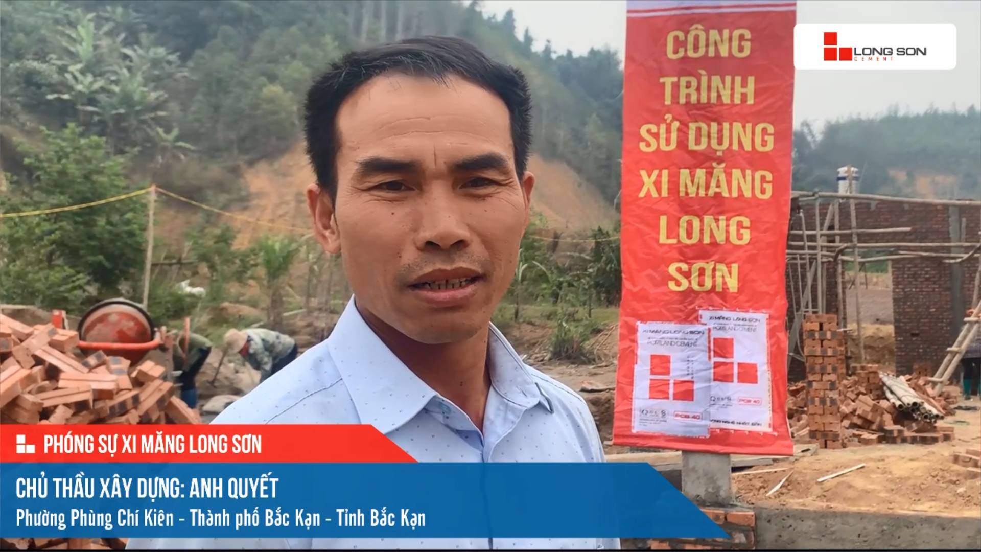 Công trình sử dụng Xi măng Long Sơn tại Bắc Kạn 21.02.2023