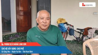 Công trình sử dụng Xi măng Long Sơn tại Nam Định 21.02.2023