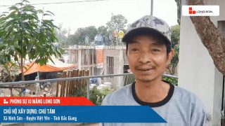 Công trình sử dụng Xi măng Long Sơn tại Bắc Giang 24.02.2023