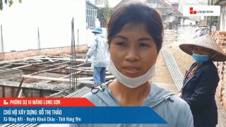 Công trình sử dụng Xi măng Long Sơn tại Hưng Yên 24.02.2023