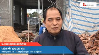 Công trình sử dụng Xi măng Long Sơn tại Quảng Ninh 24.02.2023