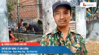 Công trình sử dụng Xi măng Long Sơn tại Thanh Hóa 10.02.2023