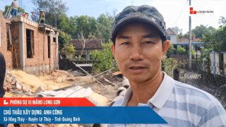 Công trình sử dụng Xi măng Long Sơn tại Quảng Bình 02.03.2023