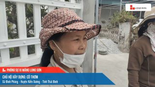 Công trình sử dụng Xi măng Long Sơn tại Thái Bình 04.03.2023