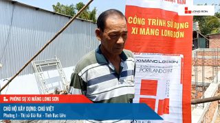 Công trình sử dụng Xi măng Long Sơn tại Bạc Liêu 07.03.2023