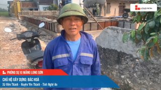 Công trình sử dụng Xi măng Long Sơn tại Nghệ An 08.03.2023