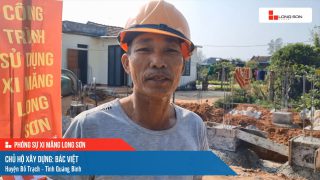 Công trình sử dụng Xi măng Long Sơn tại Quảng Bình 10.03.2023