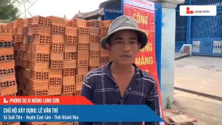 Công trình sử dụng Xi măng Long Sơn tại Khánh Hoá 11.03.2023