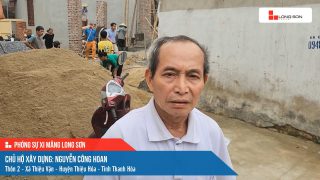 Công trình sử dụng Xi măng Long Sơn tại Thanh Hoá 09.04.2023