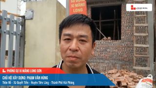 Công trình sử dụng Xi măng Long Sơn tại Hải Phòng 07.04.2023