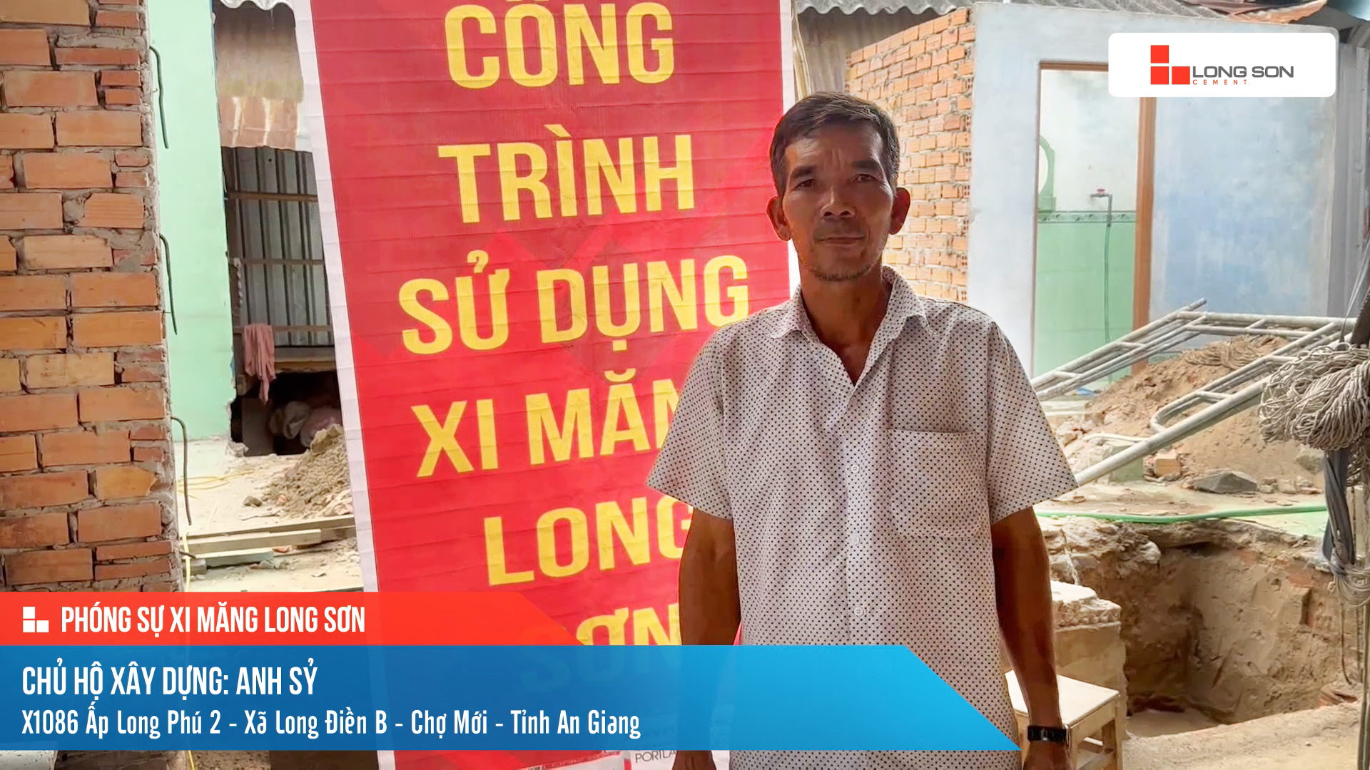 Công trình sử dụng Xi măng Long Sơn tại An Giang 10.04.2023