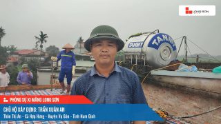 Công trình sử dụng Xi măng Long Sơn tại Nam Định 15.04.2023