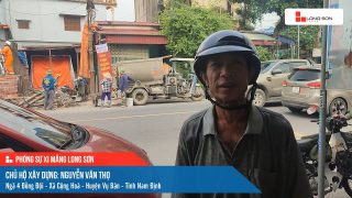 Công trình sử dụng Xi măng Long Sơn tại Nam Định 18.04.2023