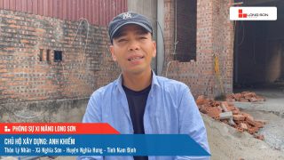 Công trình sử dụng Xi măng Long Sơn tại Nam Định 10.04.2023