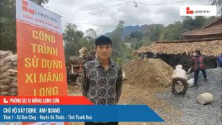 Công trình sử dụng Xi măng Long Sơn tại Thanh Hoá 16.04.2023