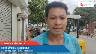Công trình sử dụng Xi măng Long Sơn tại Thái Bình 10.05.2023