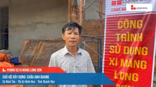 Công trình sử dụng Xi măng Long Sơn tại Khánh Hoà 16.05.2023